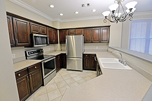 The Imperial floor plan offers a spacious kitchen with plenty of cabinet storage.