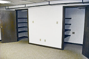 Graham Plaza, Suite 014, Private Office provides two storage closets.